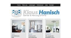 Desktop Screenshot of klaus-hanisch.de